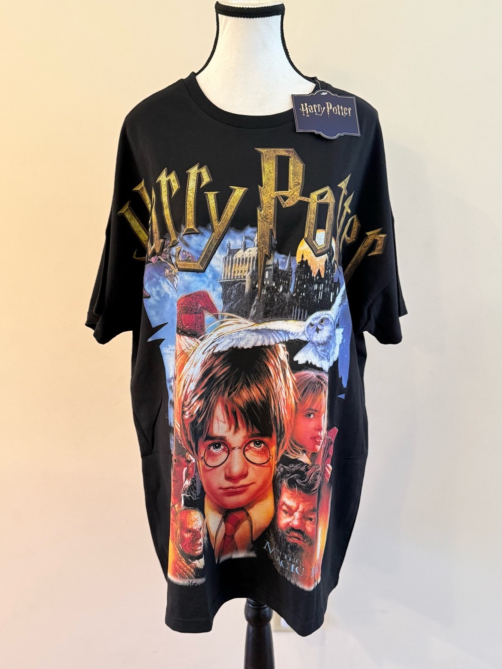 Warner Bros. Harry Potter Men’s Black Graphic Tee 2x